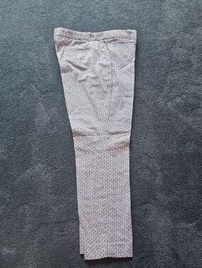 Brooks Brothers Blue And White Geometric Pattern Chinos